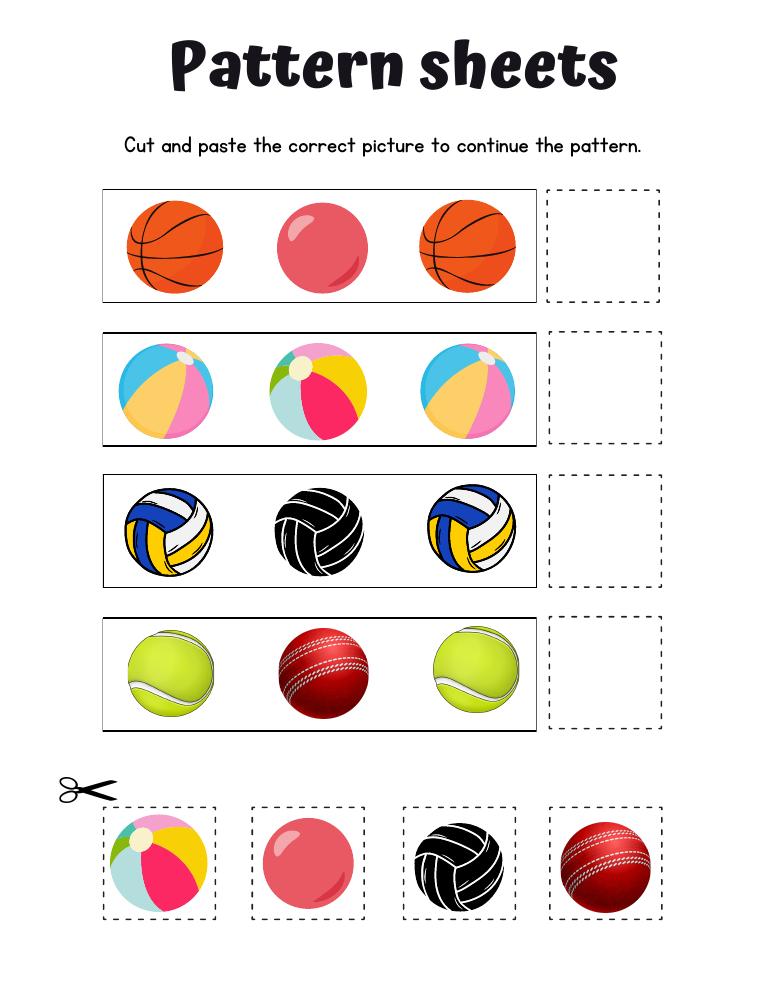 Pattern Sheets printable preview